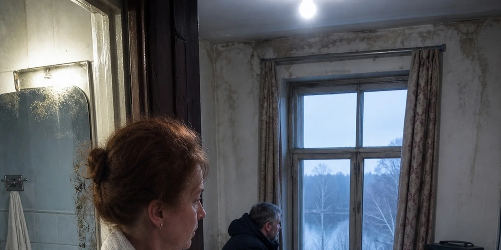Петля на белом халате