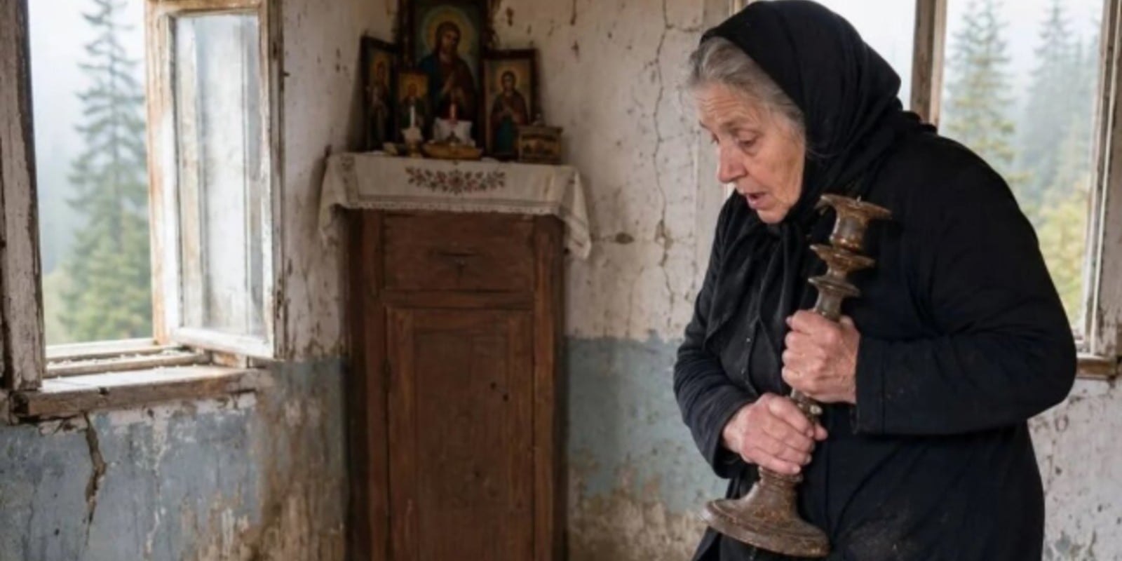 Сразу после похорон сына невестка выставила меня за дверь и прошептала: "Иди умирай"
