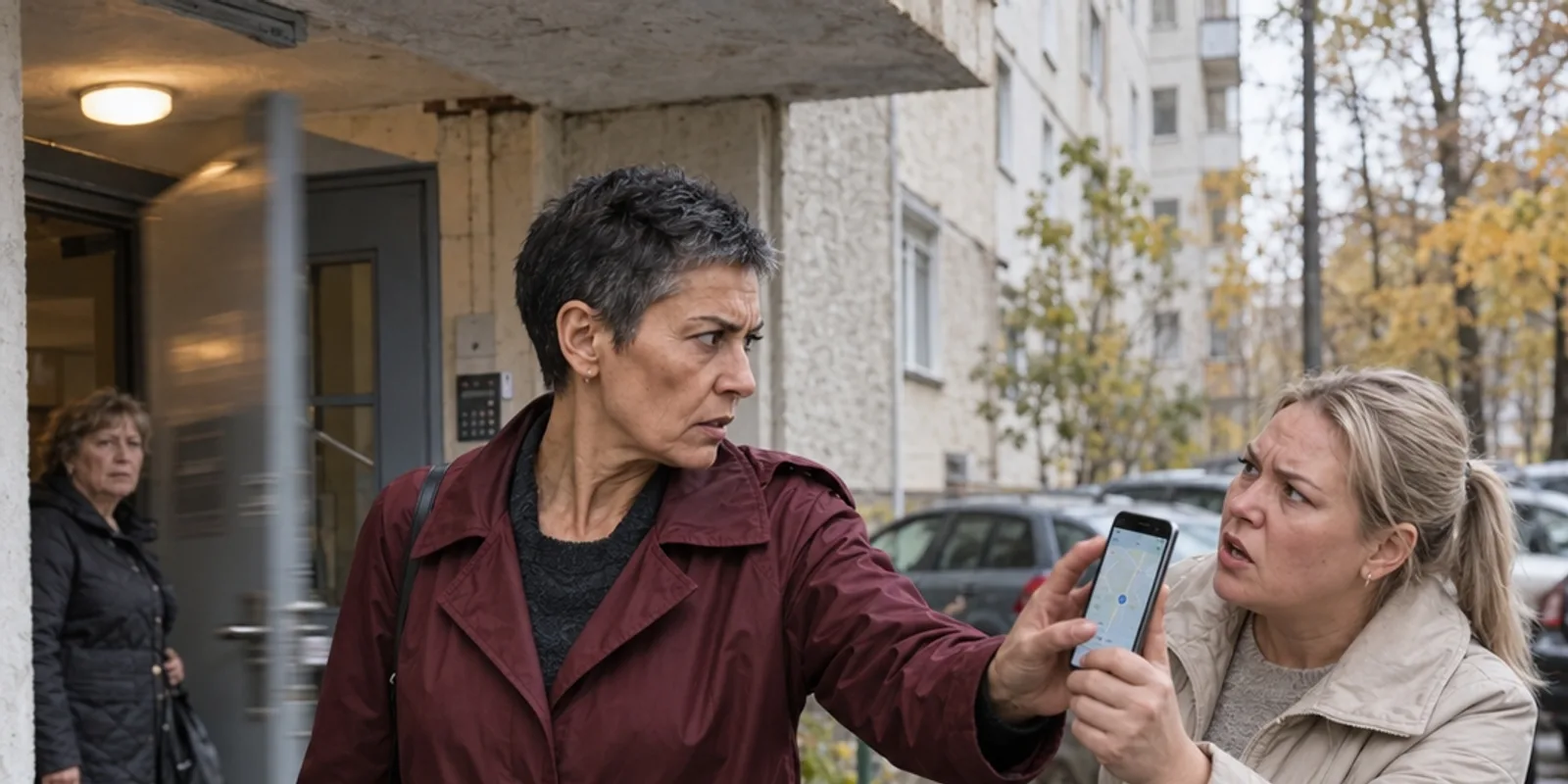 Дочь включила на моём телефоне геолокацию «для безопасности». Через месяц спросила, что я делала в чужом доме