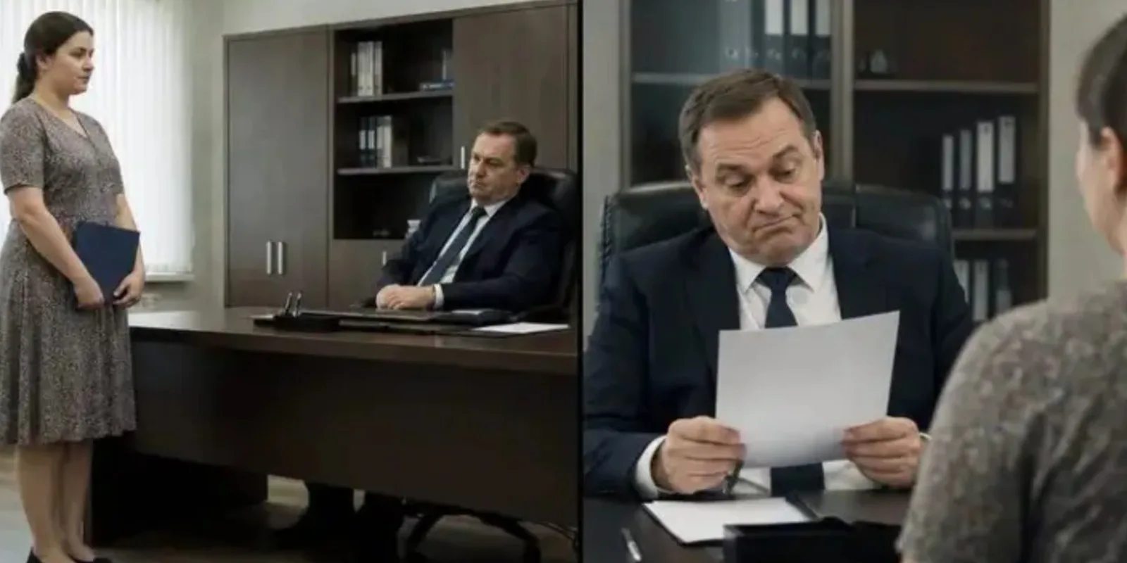 «Вы серьезно пришли на собеседование в таком виде?» — холодно спросил генеральный директор, глядя на девушку в простом
