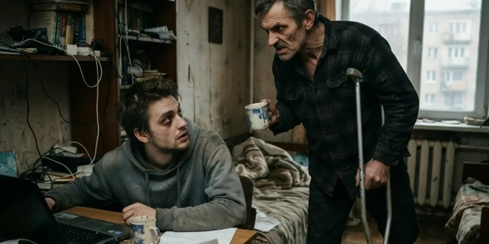 — Я не буду терпеть тунеядца, — рявкнул отец. В тот же день я забрал деньги на его лечение и уехал