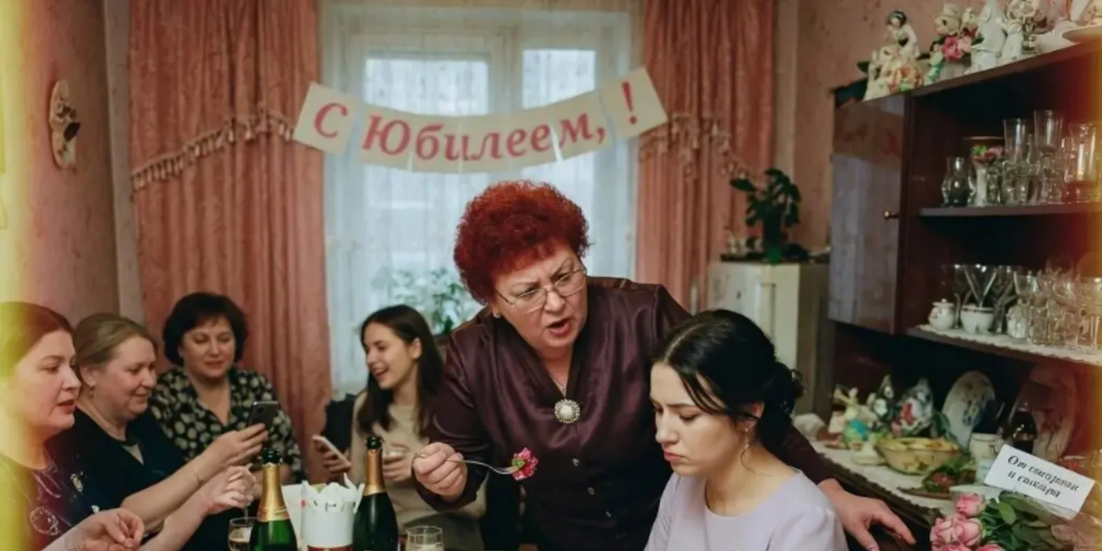 — А наша Людка-то... Как мой Андрюша с ней мучается! Ничего не готовит, дома вечно бардак. Вот куда он смотрел?!