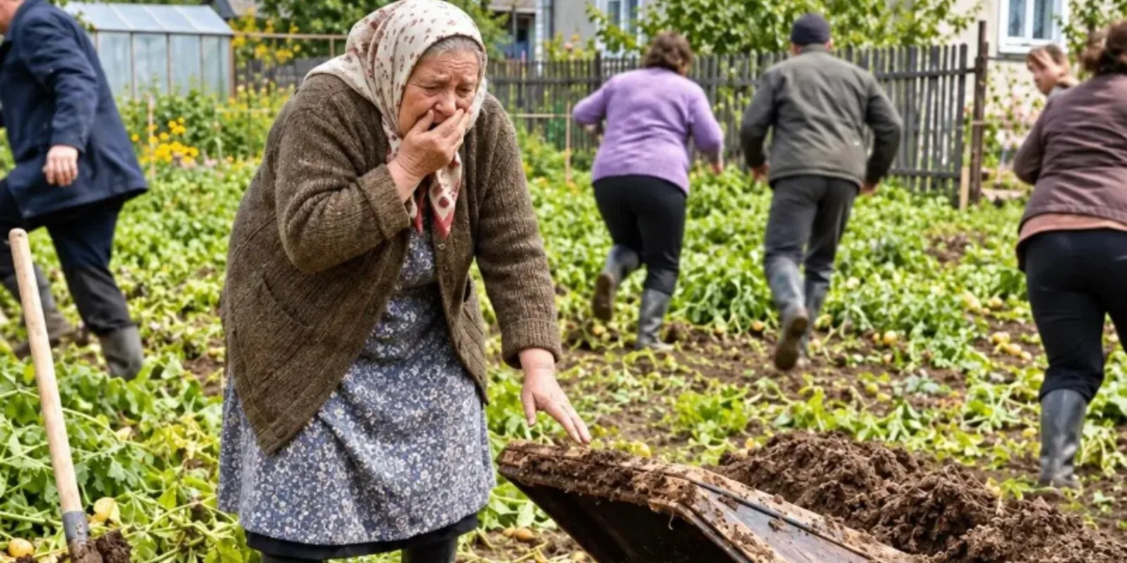 Под картошкой у 80-летней бабушки оказался гроб. Крышку открыли — и Мария онемела