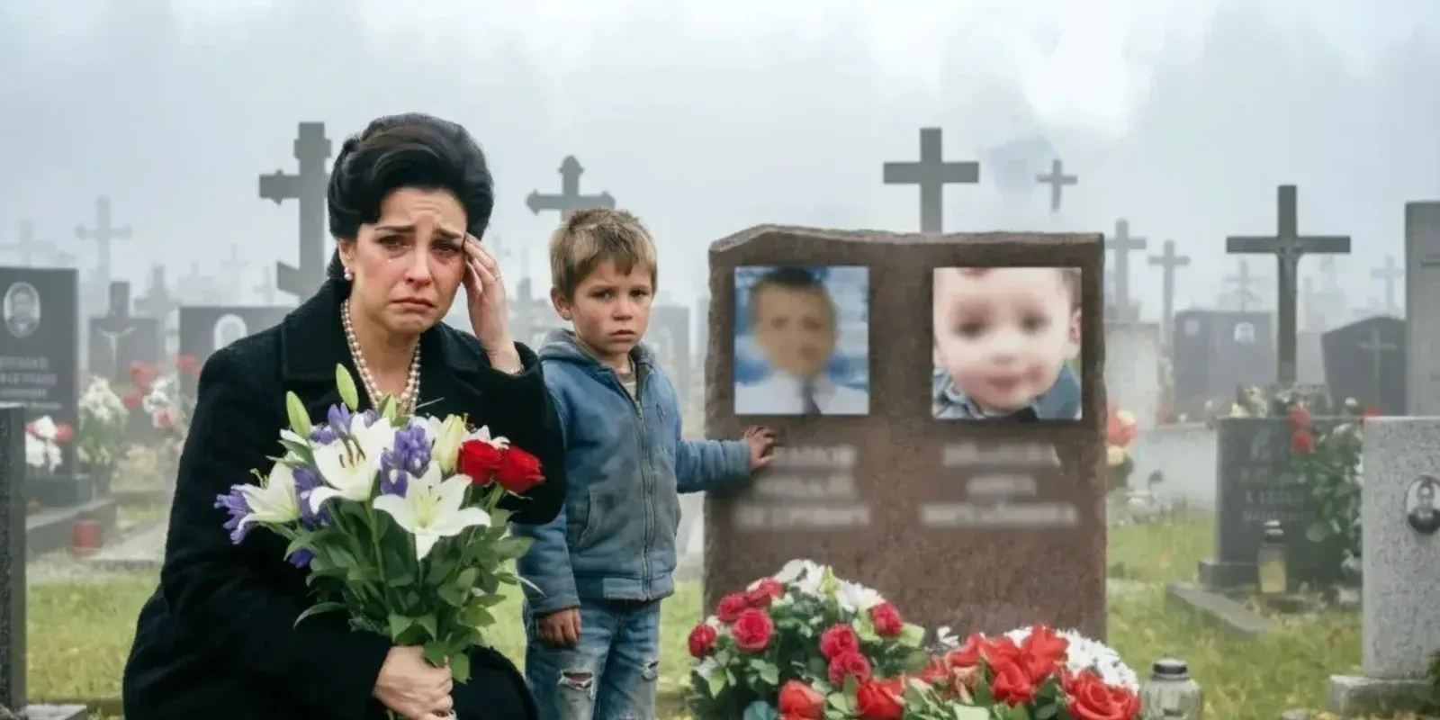 Потеряв детей в страшной аварии, она жила только болью… «Не плачьте, тётя… Они теперь со мной» — слова повергли её в